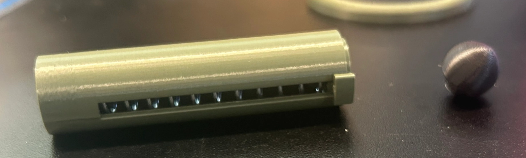 Second prototype with metal spring